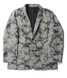 NOMANUAL(ノーマニュアル) DYED FABRIC SET-UP JACKET - DYED BLACK
