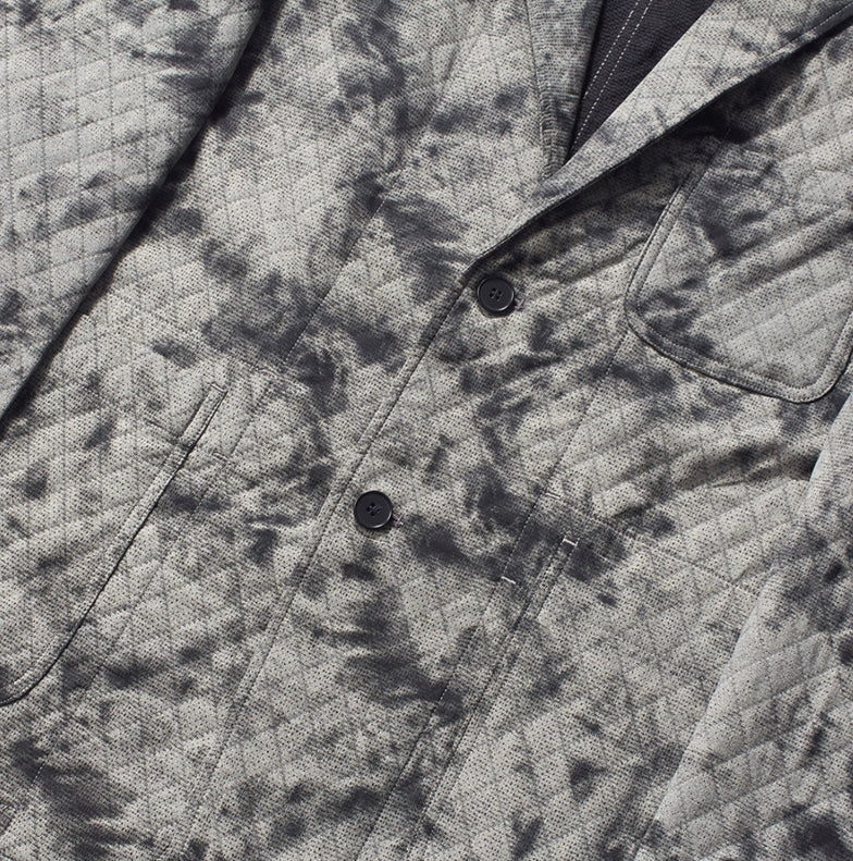 NOMANUAL(ノーマニュアル) DYED FABRIC SET-UP JACKET - DYED BLACK