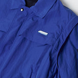 NOMANUAL(ノーマニュアル) SECURITY BOMBER JACKET - BLUE