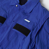 NOMANUAL(ノーマニュアル) SECURITY BOMBER JACKET - BLUE