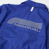 NOMANUAL(ノーマニュアル) SECURITY BOMBER JACKET - BLUE