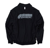 NOMANUAL(ノーマニュアル) SECURITY BOMBER JACKET - BLACK