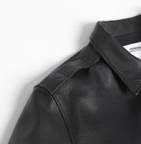 NOMANUAL(ノーマニュアル) NM A-2 LEATHER JACKET - BLACK