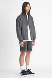 NOMANUAL(ノーマニュアル) STRIPED BLOUSON JACKET - BLACK