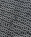 NOMANUAL(ノーマニュアル) STRIPED BLOUSON JACKET - BLACK