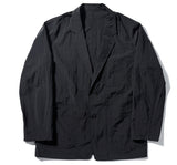 NOMANUAL(ノーマニュアル) NYLON SET-UP JACKET - BLACK