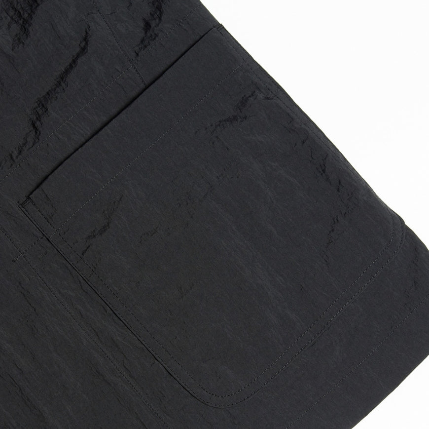NOMANUAL(ノーマニュアル) NYLON SET-UP JACKET - BLACK