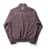 NOMANUAL(ノーマニュアル) STRIPED BLOUSON JACKET - WINE