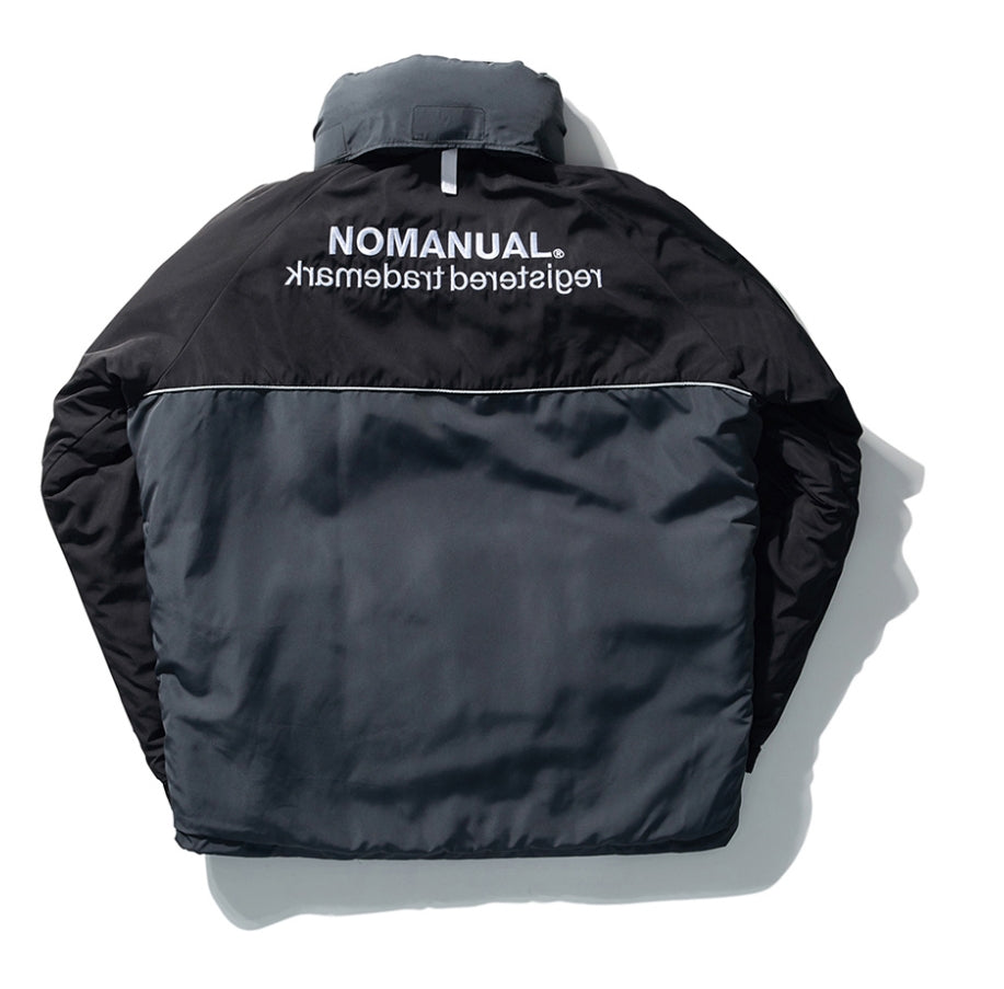 NOMANUAL(ノーマニュアル) PRIMALOFT C.W PARKA - BLACK