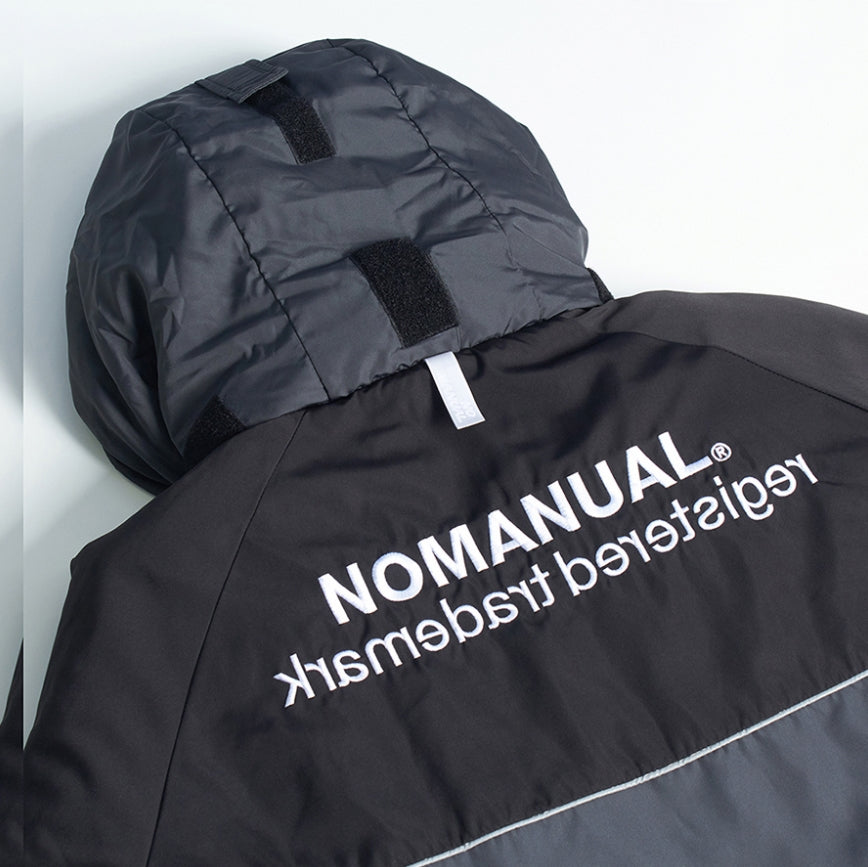 NOMANUAL(ノーマニュアル) PRIMALOFT C.W PARKA - BLACK