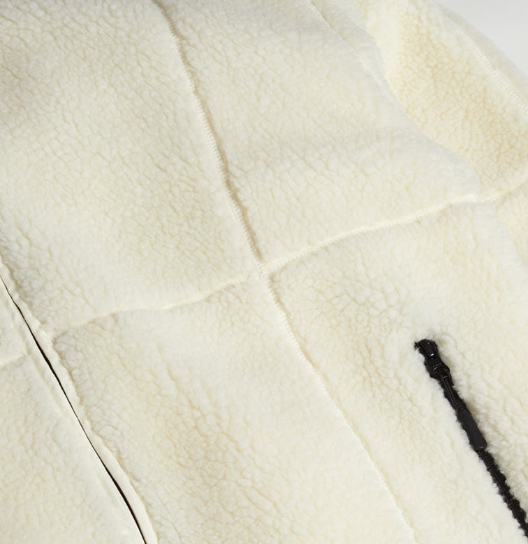 NOMANUAL(ノーマニュアル) NM BOA FLEECE JACKET - IVORY