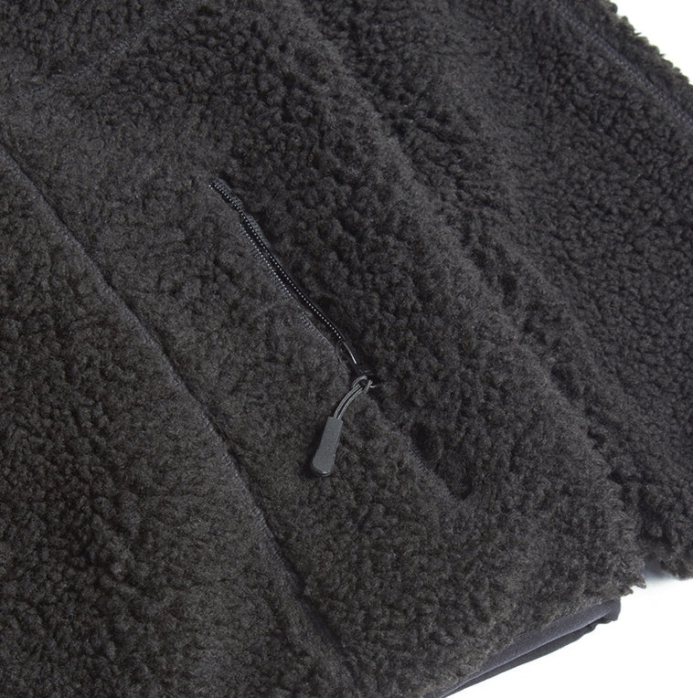 NOMANUAL(ノーマニュアル) NM BOA FLEECE JACKET - BLACK