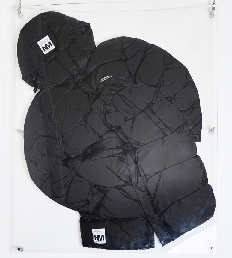 NOMANUAL(ノーマニュアル) REFLECTIVE TM LOGO LONG PADDING - BLACK