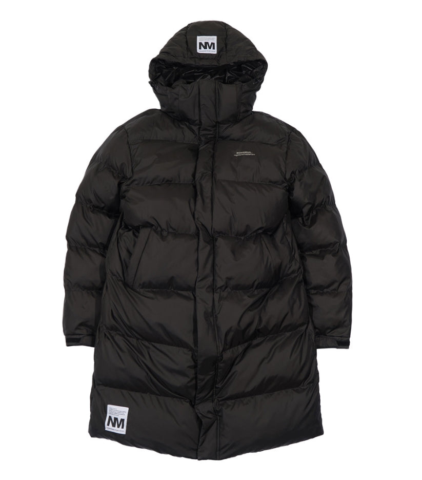 NOMANUAL(ノーマニュアル) REFLECTIVE TM LOGO LONG PADDING - BLACK