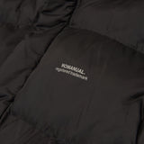 NOMANUAL(ノーマニュアル) REFLECTIVE TM LOGO LONG PADDING - BLACK