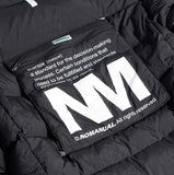NOMANUAL(ノーマニュアル) BACK POCKET DUCK DOWN - BLACK
