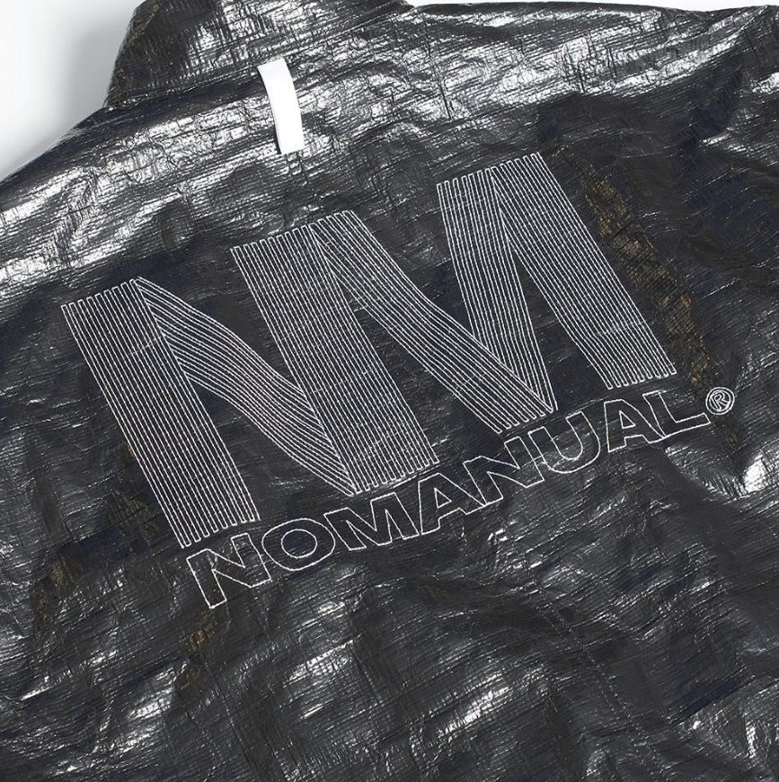 NOMANUAL(ノーマニュアル) PU JACKET - BLACK