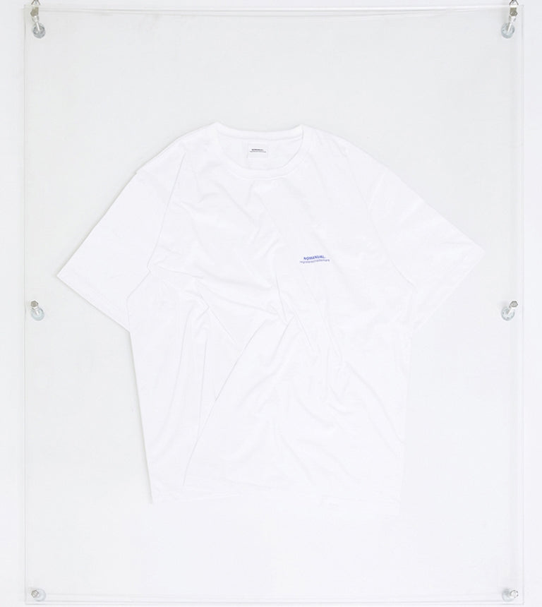 NOMANUAL(ノーマニュアル) S.TM T-SHIRT - WHITE