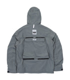 NOMANUAL(ノーマニュアル) NM CONVERTIBLE POCKET WIND BREAKER - GREY