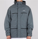 NOMANUAL(ノーマニュアル) NM CONVERTIBLE POCKET WIND BREAKER - GREY
