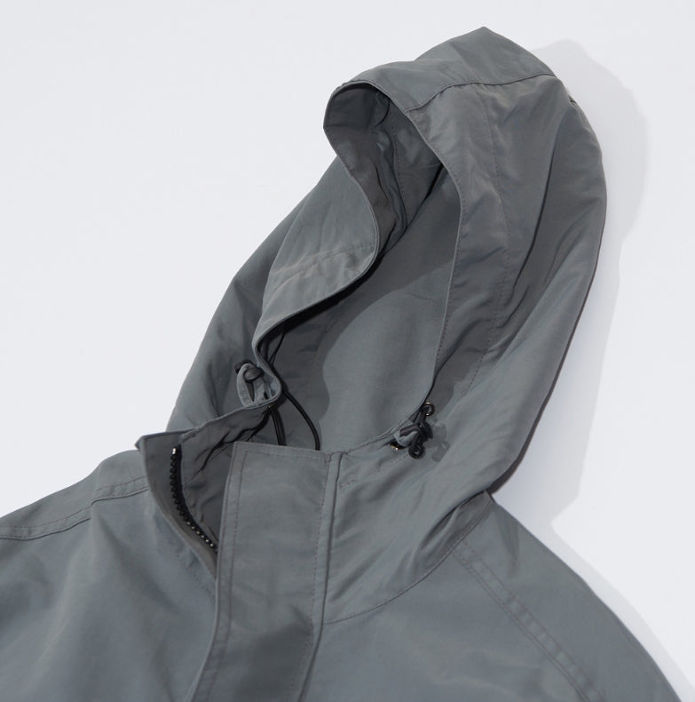 NOMANUAL(ノーマニュアル) NM CONVERTIBLE POCKET WIND BREAKER - GREY