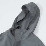 NOMANUAL(ノーマニュアル) NM CONVERTIBLE POCKET WIND BREAKER - GREY