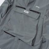 NOMANUAL(ノーマニュアル) NM CONVERTIBLE POCKET WIND BREAKER - GREY