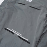 NOMANUAL(ノーマニュアル) NM CONVERTIBLE POCKET WIND BREAKER - GREY
