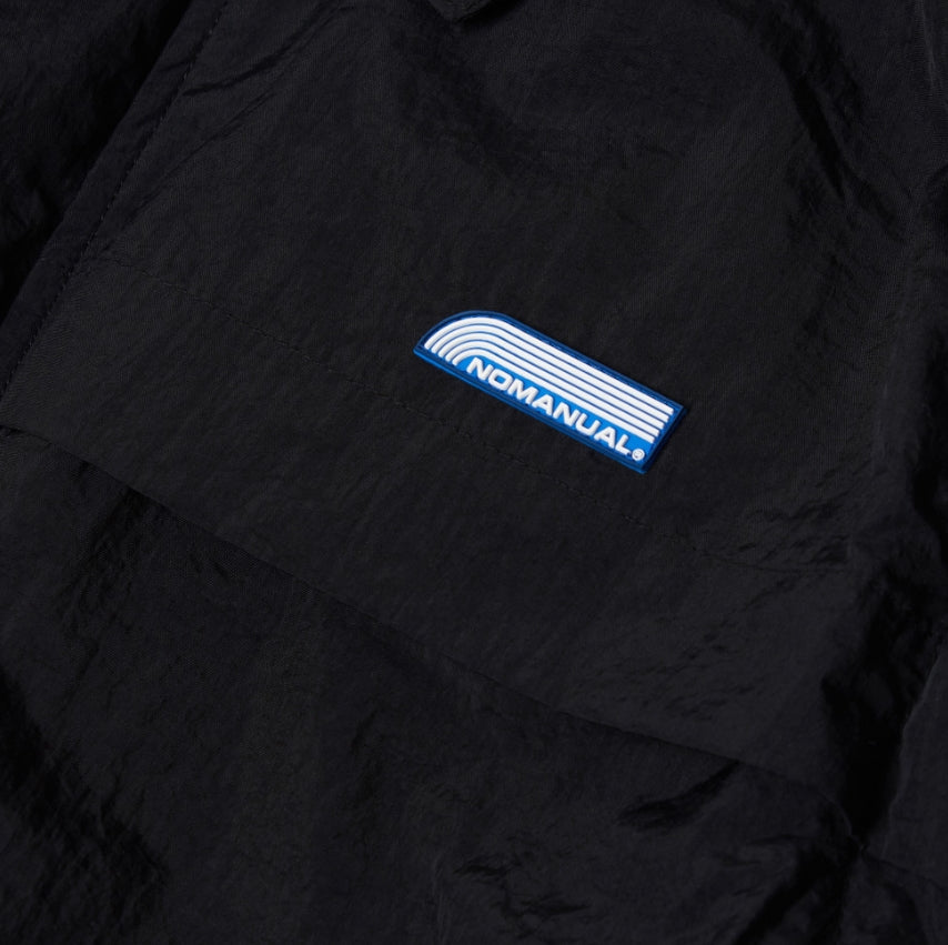 NOMANUAL(ノーマニュアル) SECURITY BOMBER JACKET - BLACK