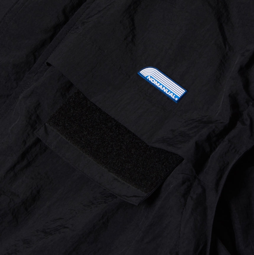 NOMANUAL(ノーマニュアル) SECURITY BOMBER JACKET - BLACK