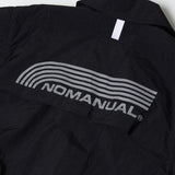 NOMANUAL(ノーマニュアル) SECURITY BOMBER JACKET - BLACK