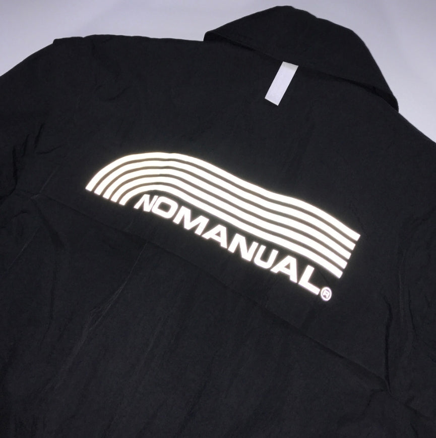 NOMANUAL(ノーマニュアル) SECURITY BOMBER JACKET - BLACK