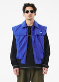 NOMANUAL(ノーマニュアル) SECURITY BOMBER JACKET - BLUE
