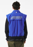 NOMANUAL(ノーマニュアル) SECURITY BOMBER JACKET - BLUE