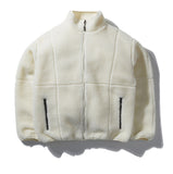 NOMANUAL(ノーマニュアル) NM BOA FLEECE JACKET - IVORY