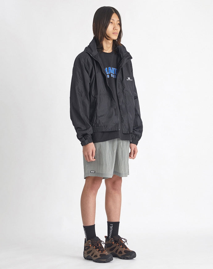 NOMANUAL(ノーマニュアル) D.R WINDBREAKER JACKET - BLACK