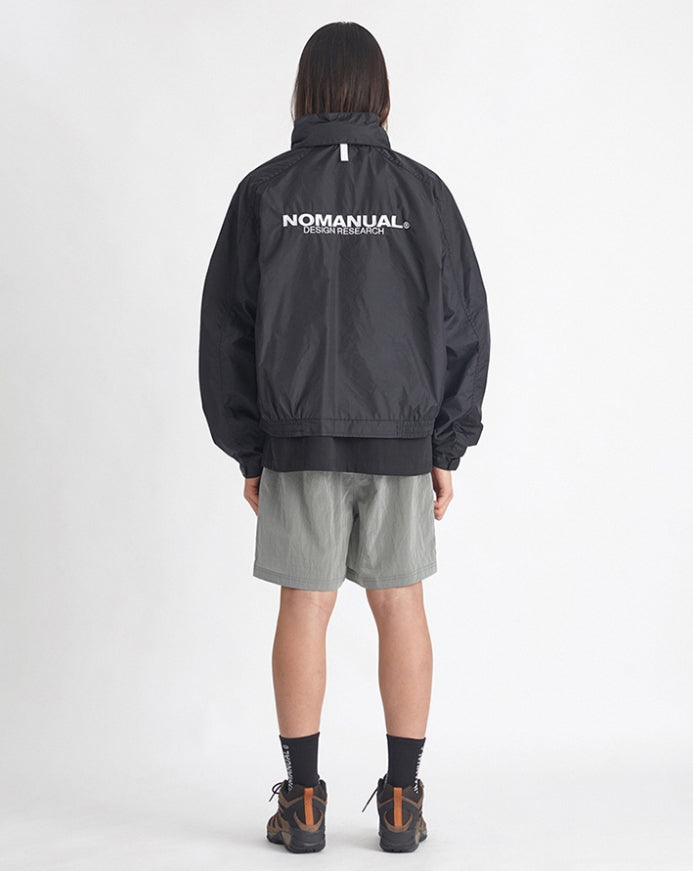 NOMANUAL(ノーマニュアル) D.R WINDBREAKER JACKET - BLACK