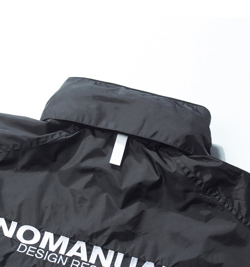 NOMANUAL(ノーマニュアル) D.R WINDBREAKER JACKET - BLACK
