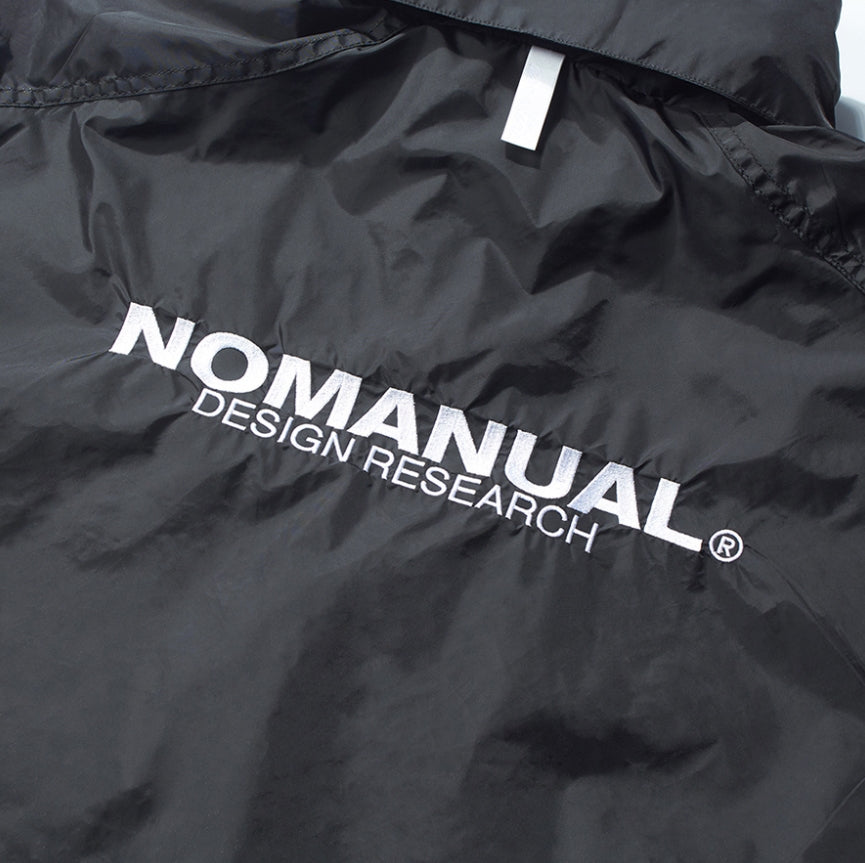NOMANUAL(ノーマニュアル) D.R WINDBREAKER JACKET - BLACK