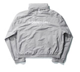 NOMANUAL(ノーマニュアル) D.R WINDBREAKER JACKET - COATED GRAY