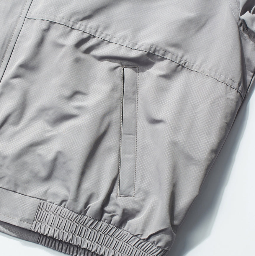 NOMANUAL(ノーマニュアル) D.R WINDBREAKER JACKET - COATED GRAY