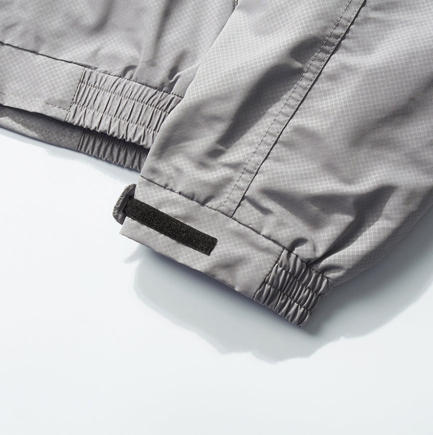NOMANUAL(ノーマニュアル) D.R WINDBREAKER JACKET - COATED GRAY