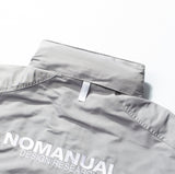 NOMANUAL(ノーマニュアル) D.R WINDBREAKER JACKET - COATED GRAY