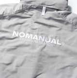 NOMANUAL(ノーマニュアル) D.R WINDBREAKER JACKET - COATED GRAY