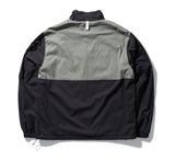 NOMANUAL(ノーマニュアル) NM PATCH TRAINING JACKET - BLACK