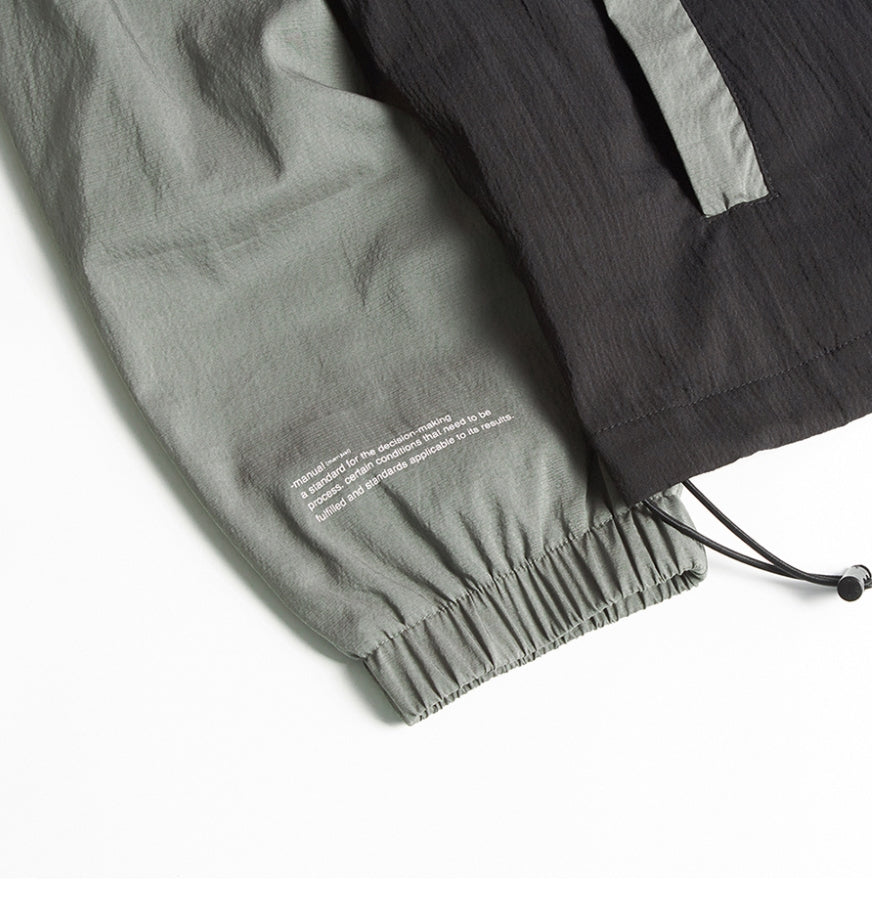 NOMANUAL(ノーマニュアル) NM PATCH TRAINING JACKET - KHAKI