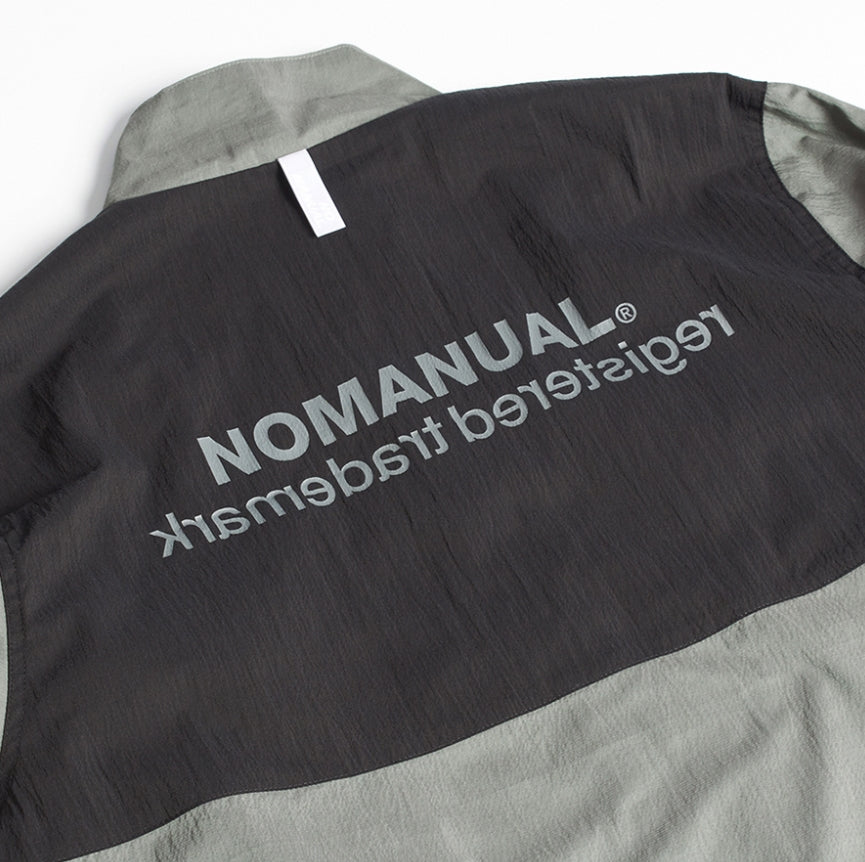 NOMANUAL(ノーマニュアル) NM PATCH TRAINING JACKET - KHAKI