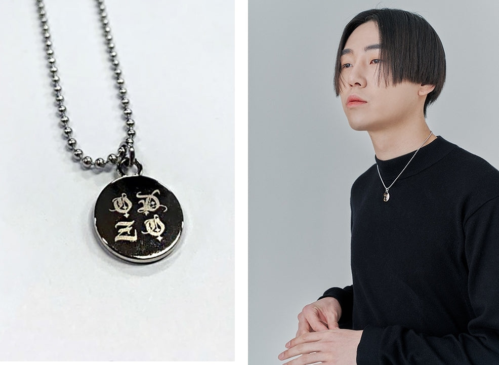 オージーオーディー(OZOD) LOGO NECKLACE