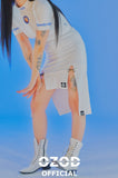 オージーオーディー(OZOD) SLIT SKIRT_WHITE