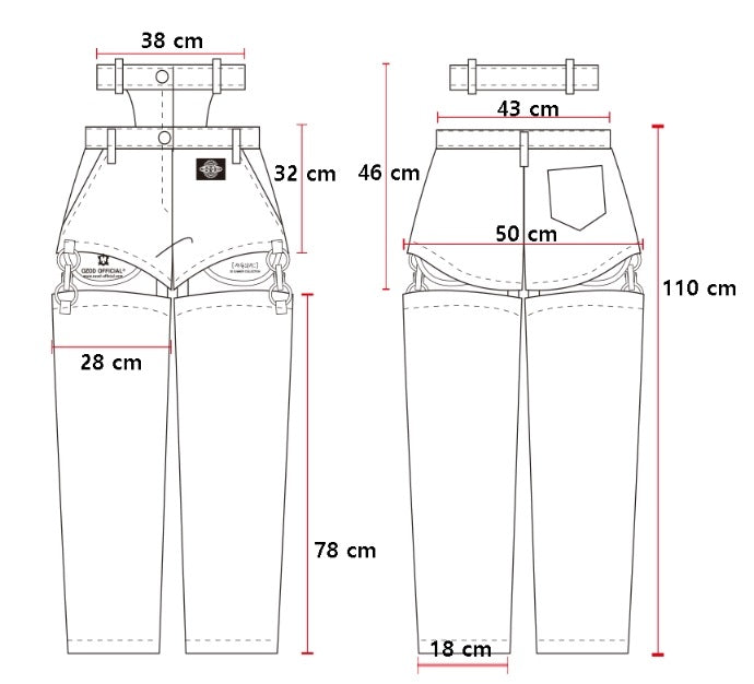 オージーオーディー(OZOD) FREEWILL DENIM PANTS_BLACK